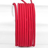 Elastikband, rund, 2,5 mm, 30792-009, rot