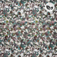 Deko, Druck, Bio, digital, Floral, 30817-004, Braun-Grün