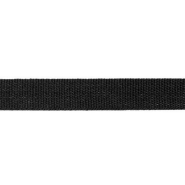 Band, Baumwolle, 20 mm, 30821-002, Schwarz