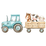 Bügelbild für Kinder, 125 x 60 mm, 30822-11