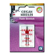 Nähmaschinennadeln Organ Twin Stretch 75/4,0 mm 5102057