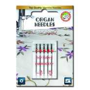 Nähmaschinennadeln Organ, zum Sticken 75 und 90, 5470000
