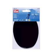 Ellbogenflicken zum Aufnähen, Wildlederoptik, 95 x 145 mm, Prym, 929031, Schwarz