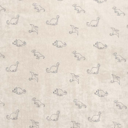 Jersey, Frottee, für Kinder, 30862-152, Sahne