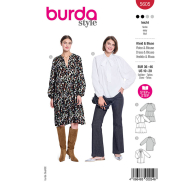 Schnittmuster Burda, Kleid und Bluse, 5605