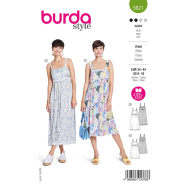 Burda Schnittmuster, Sommerkleid, 5821