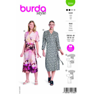 Schnittmuster Burda, langes Kleid, 5844