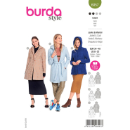 Schnittmuster Burda, Mantel, 6057
