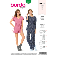 Schnittmuster Burda, Pyjama, 6261