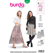 Schnittmuster Burda, Damenrock, 6357