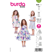 Schnittmuster Burda, Kleidchen, 9197