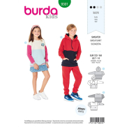 Schnittmuster Burda, Pullover für Kinder, 9301