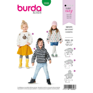 Schnittmuster Burda, Pullover für Kinder, 9308
