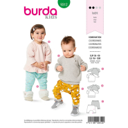 Burda Schnittmuster, Set für Babys, 9312