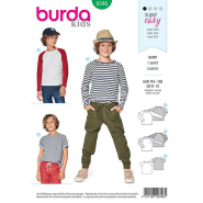 Burda Schnittmuster, T-Shirt für Kinder, 9346