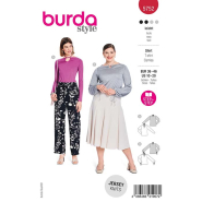 Schnittmuster Burda, Langarmshirt, 5752