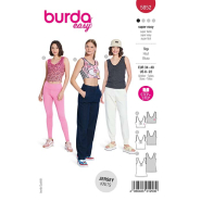 Schnittmuster Burda, Sporttop, 5852
