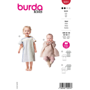 Schnittmuster Burda, Babykleidchen, 9201