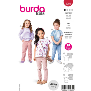 Schnittmuster Burda, T-Shirt für Kinder, 9205